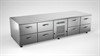 Grillkylbänk 2000mm, 8 lådor