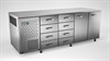 Kylbänk 2000mm, 2 dörrar, 8 lådor