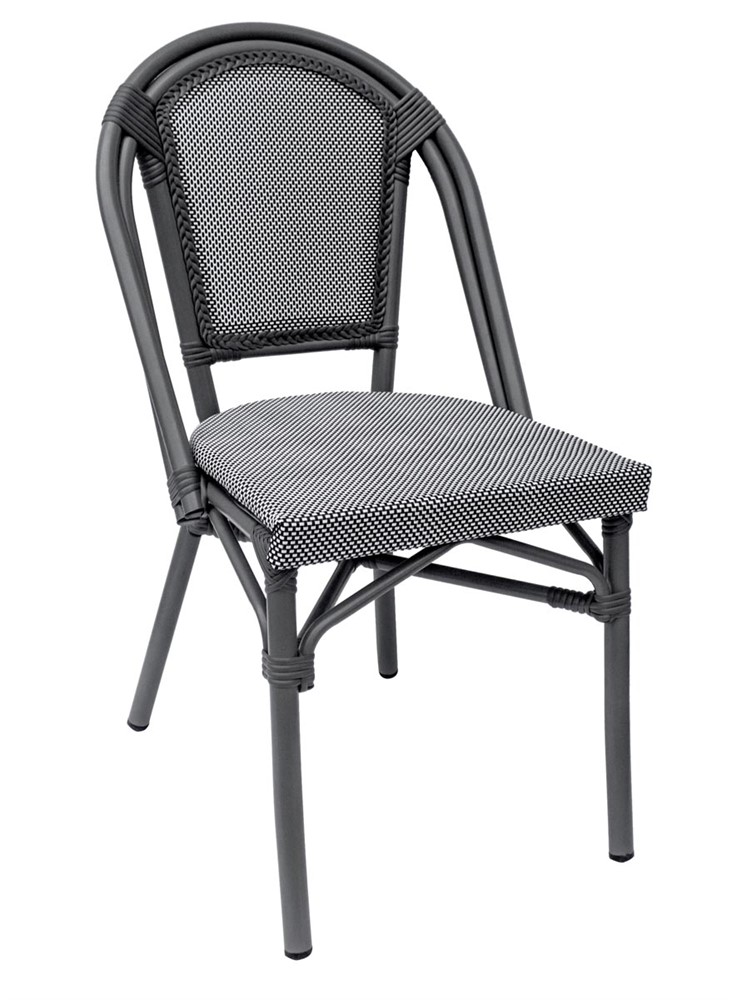 Xirbi Paris stol grå/svartvit