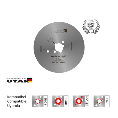 UYAR Slät knivblad 80mm