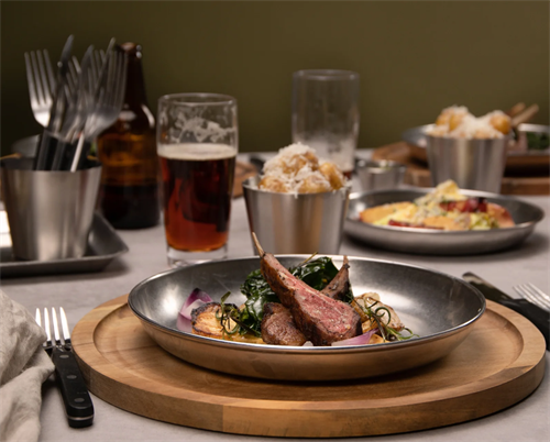 Vintage 20 cm rostfri tallrik