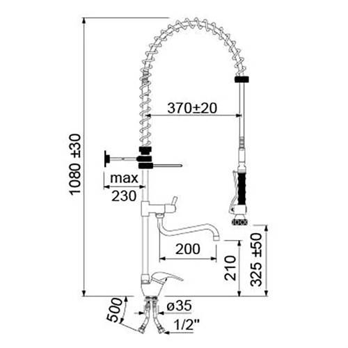 Förspolning Klarco Mått