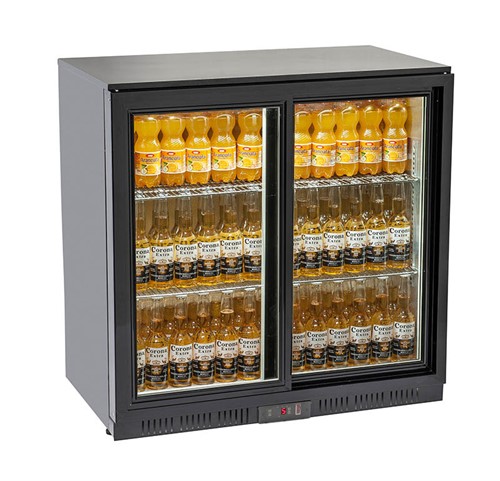 BBC208S barkyl med läskflaskor och ölflaskor