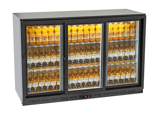 BBC330S Barkyl med öl och läskflaskor i