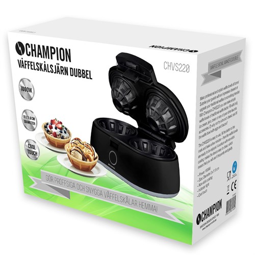 Champion dubbelvåffelskåljärn