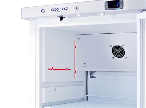 Kylskåp med glasdörr CRG 2