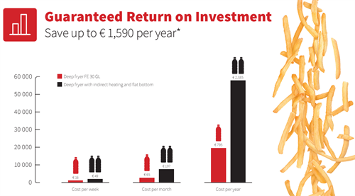 Gasfritös fördelar FE-30-GL