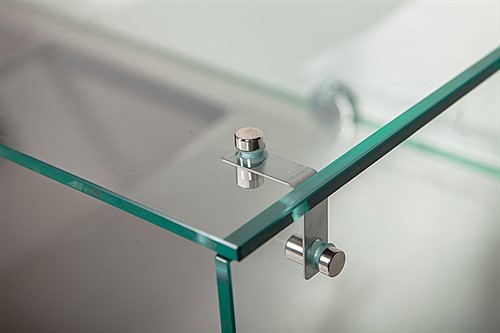 Skyddsglas på kylränna