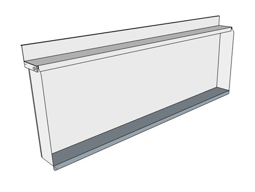 Justerbart skvättskydd