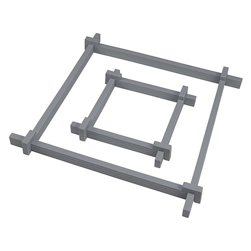 Gjut-och-bakbalk 15x15cm