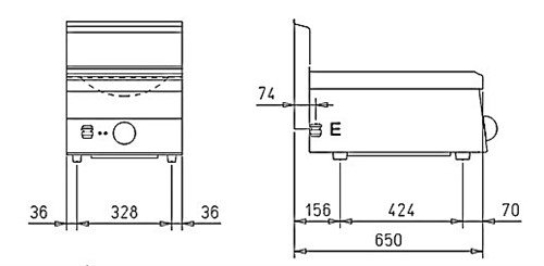 Wery Induktionsspis Wok PIWE 64