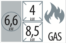 Effekt på brännare STPS-708-G