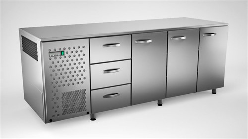 Kylbänk 3 dörrar och 3 lådor