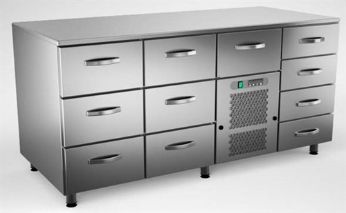 Kylbänk 11 draglådor