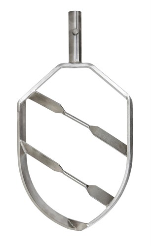 40 lit blandningsspade i rostfritt