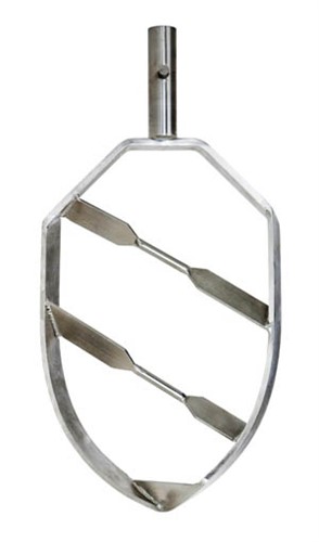 60 lit blandningsspade i rostfritt