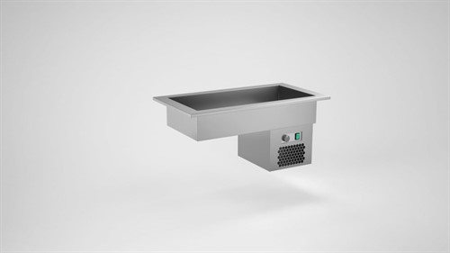 Drop in kylbrunn för 3 GN-kantiner