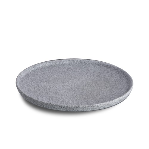 Tallrik flat D20cm. Grå