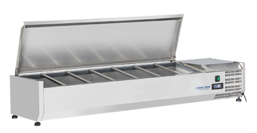 Kylränna 150cm för GN1/4 med rfr lock