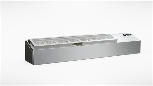 Kylränna för 7xGN1/6 1600mm