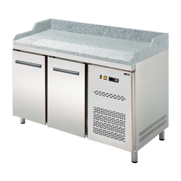 Kylbänk GN 1/1, pizza, 2 dörrar, utan display | REDFOX - RTP 2D