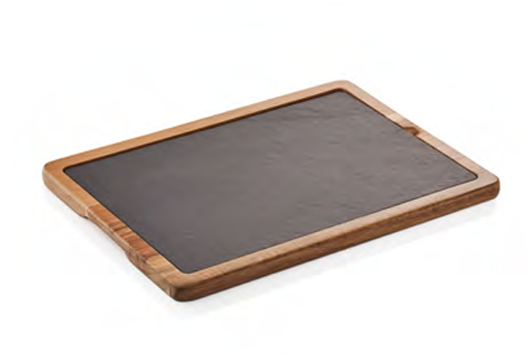 Serveringsbricka med skiffer