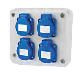 400V till 4x230V skarvdosa