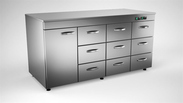 Värmeskåp med draglådor SK-1619