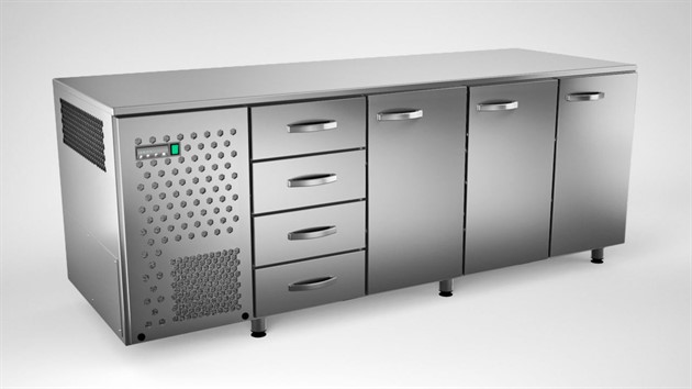 Kylbänk 3 dörrar och 4 lådor