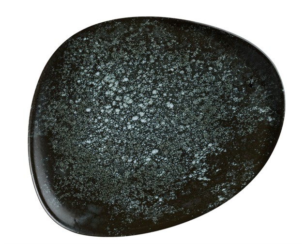 Bonna Cosmos Black flat oval tallrik 24cm