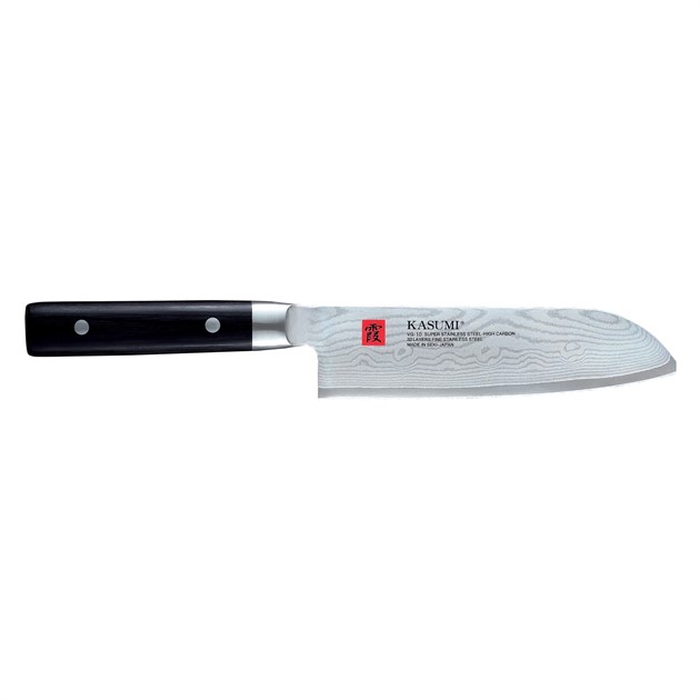 Santoku kniv, 18 cm, Damaskus stål, Damaskus