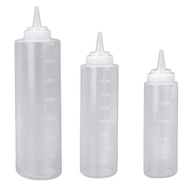 Dressingflaska, 700 ml, genomskinlig